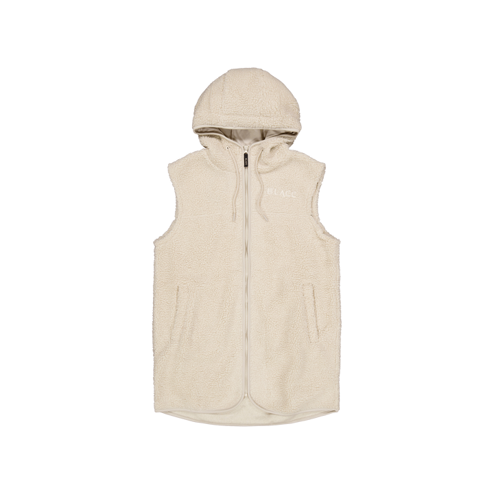 Pile Long Vest Oatmeal