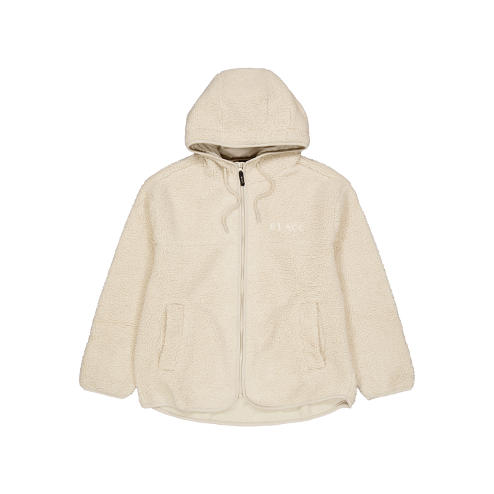 Pile Hood Jacket Oatmeal