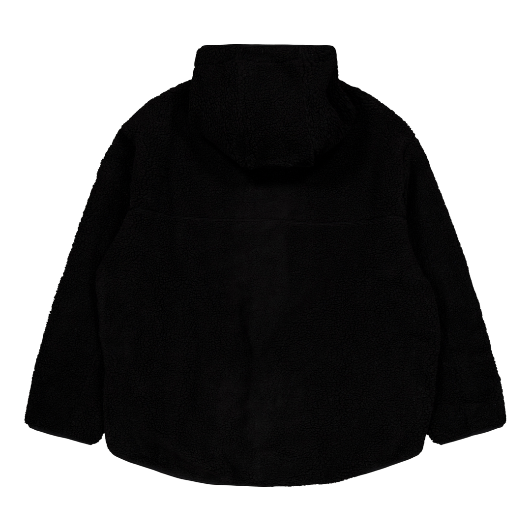 Pile Hood Jacket Jet Black