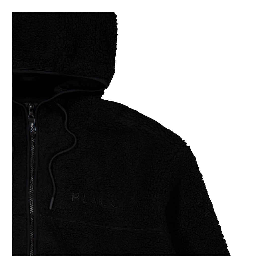 Pile Hood Jacket Jet Black