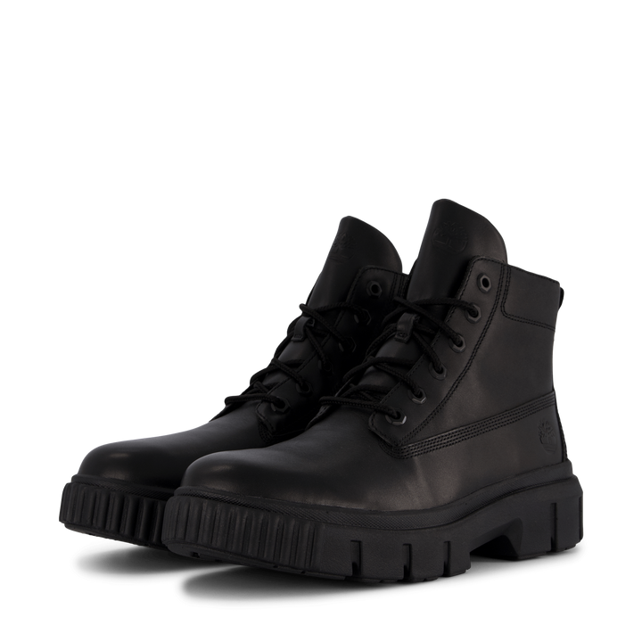 Greyfield Leather Boot Black