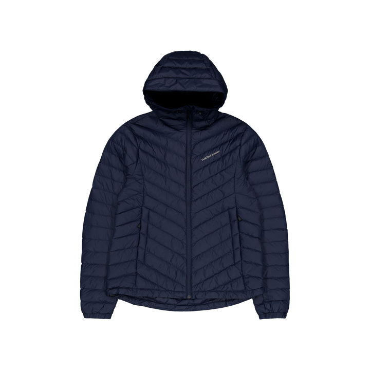W Frost Down Hood Jacket Blue Shadow