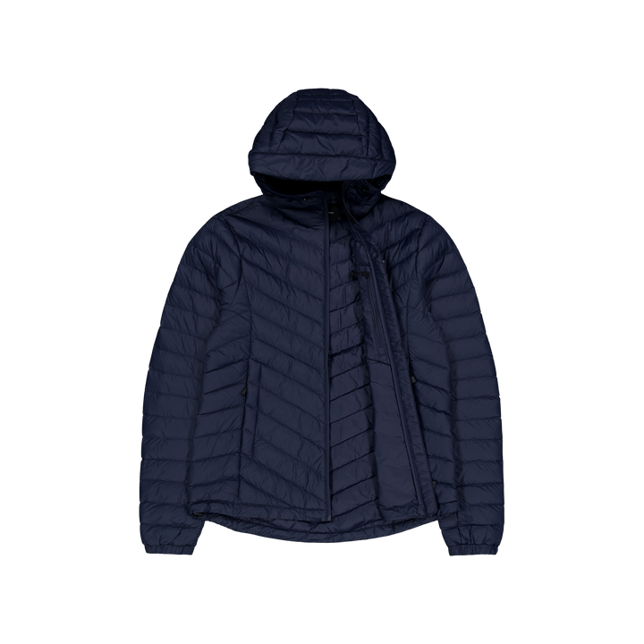 W Frost Down Hood Jacket Blue Shadow