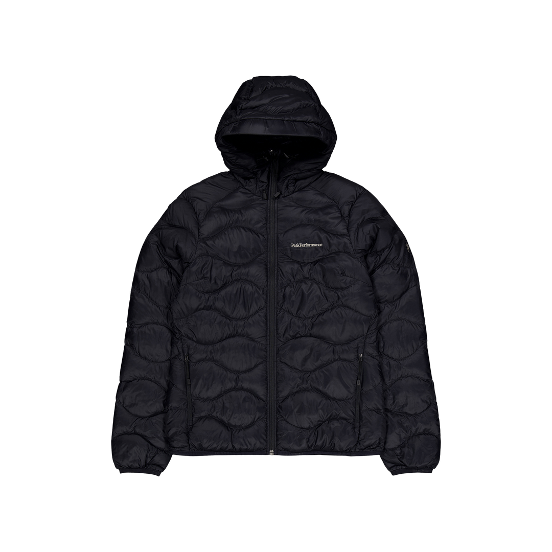 W Helium Down Hood Jacket Black