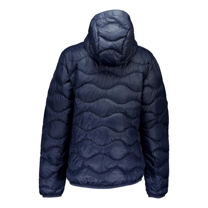 W Helium Down Hood Jacket Blue Shadow