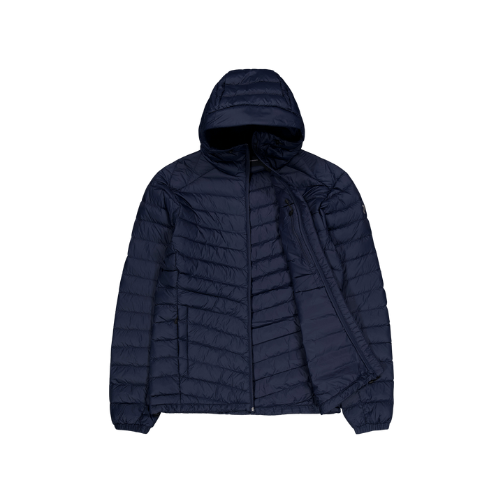 M Frost Down Hood Jacket Blue Shadow