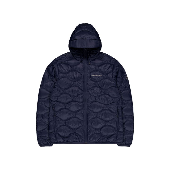 M Helium Down Hood Jacket Blue Shadow