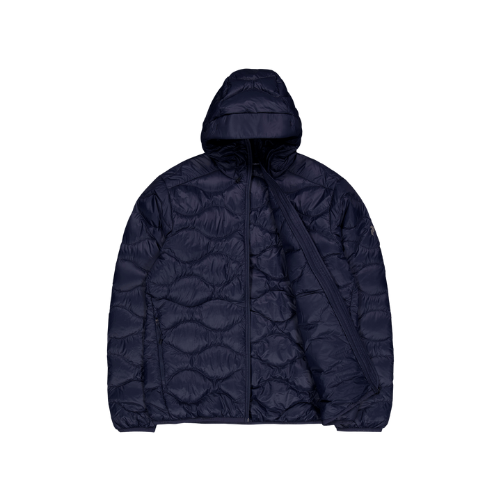 M Helium Down Hood Jacket Blue Shadow
