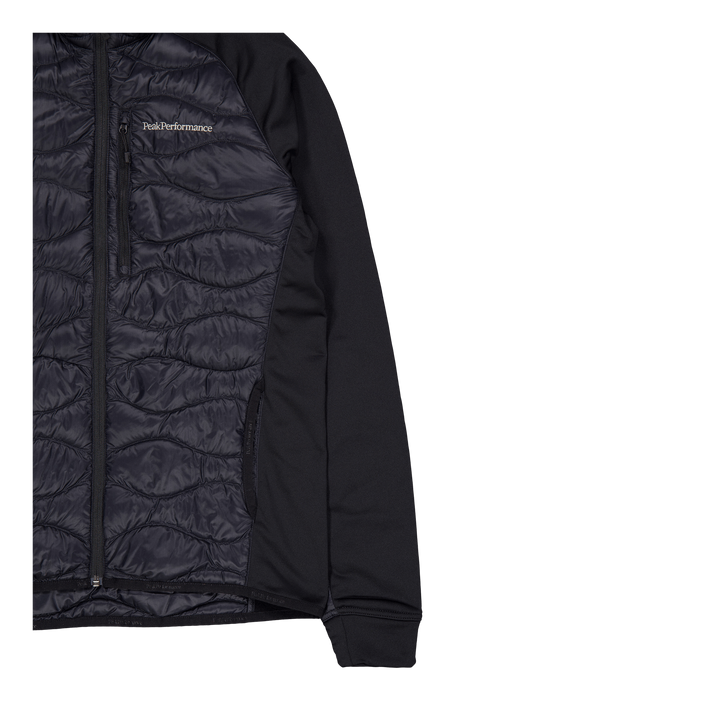 M Helium Down Hybrid Jacket Black
