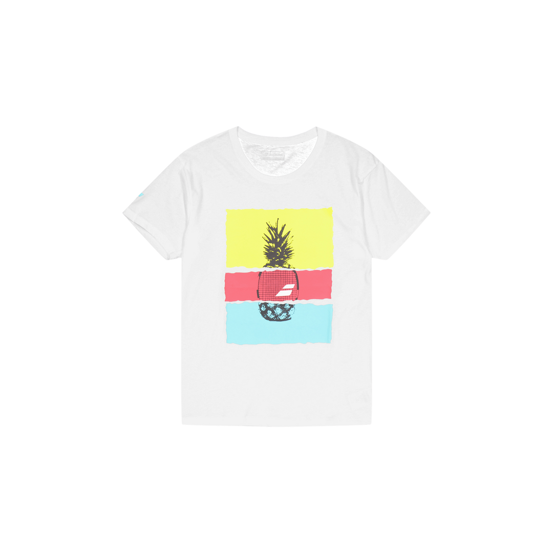 T-shirt Exercise Message White/angel Blue