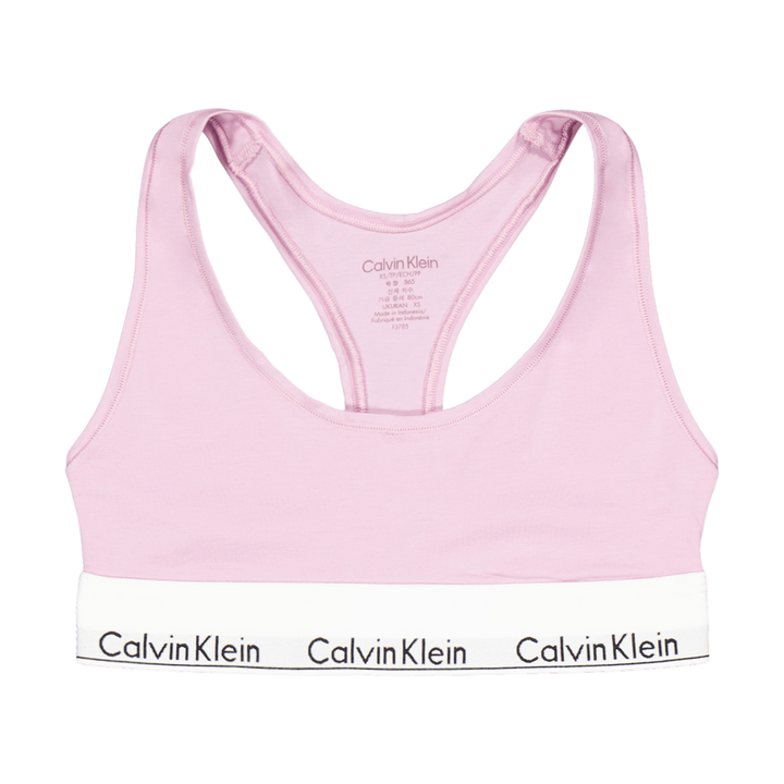 Modern Cotton Unlined Bralette Purple