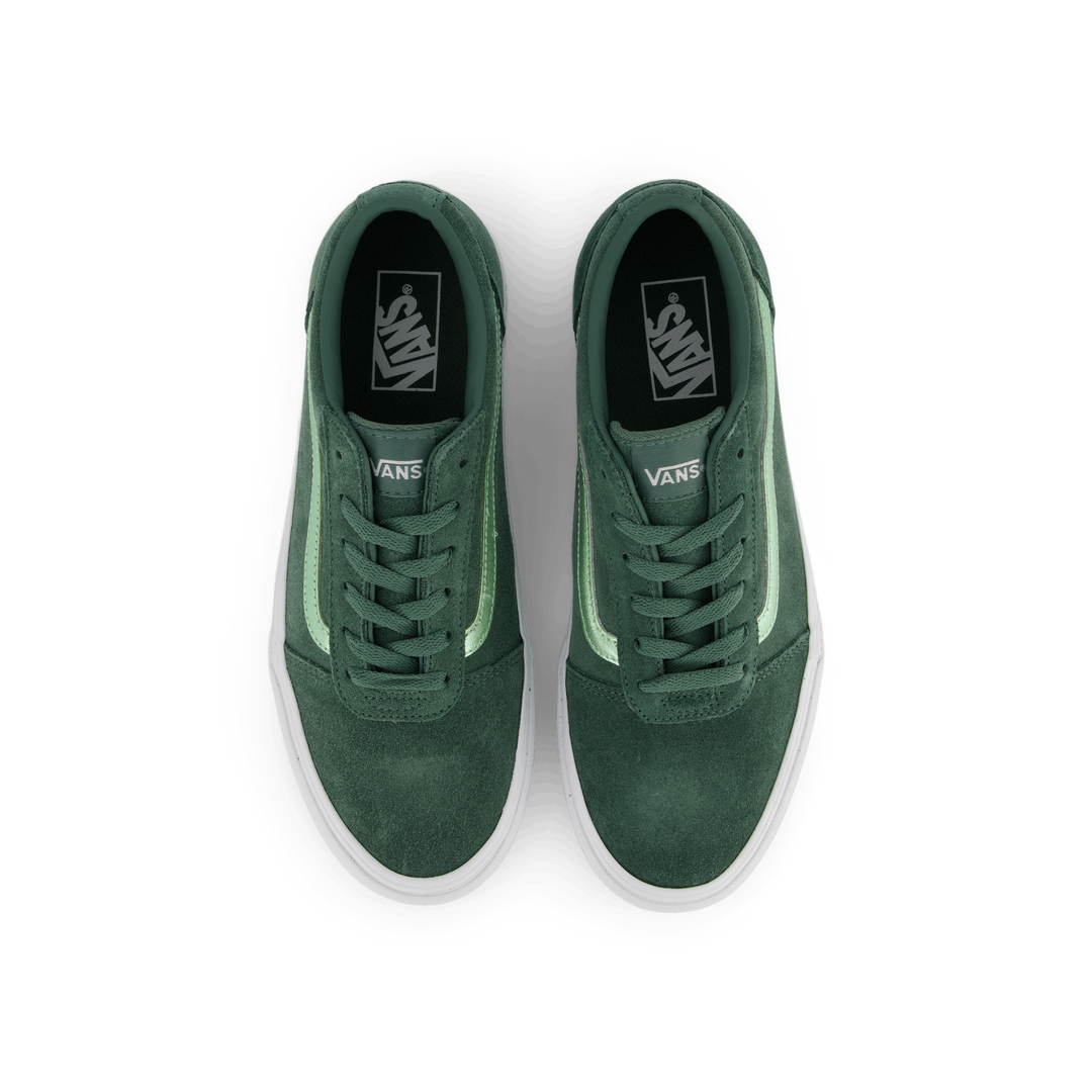 Wm Ward Metallic Suede Duck Green
