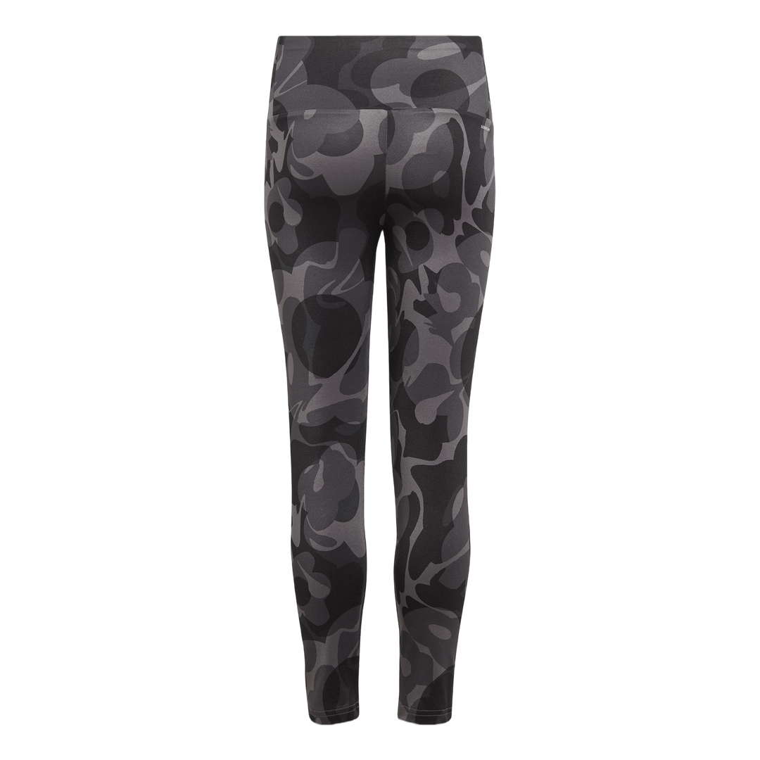 Essentials AEROREADY Seasonal Print High-Waist 7/8 Leggings Kids Black
