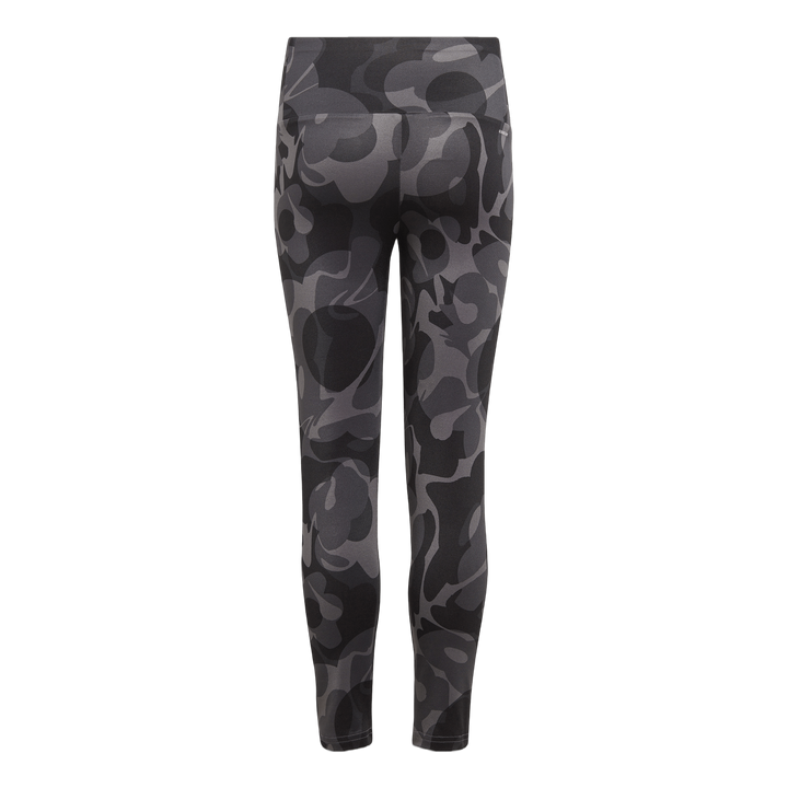 Essentials AEROREADY Seasonal Print High-Waist 7/8 Leggings Kids Black