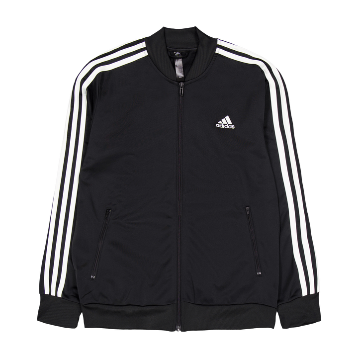 Essentials 3-Stripes Tracksuit Black
