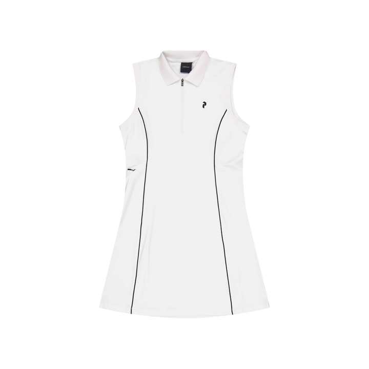 W Pique Dress White
