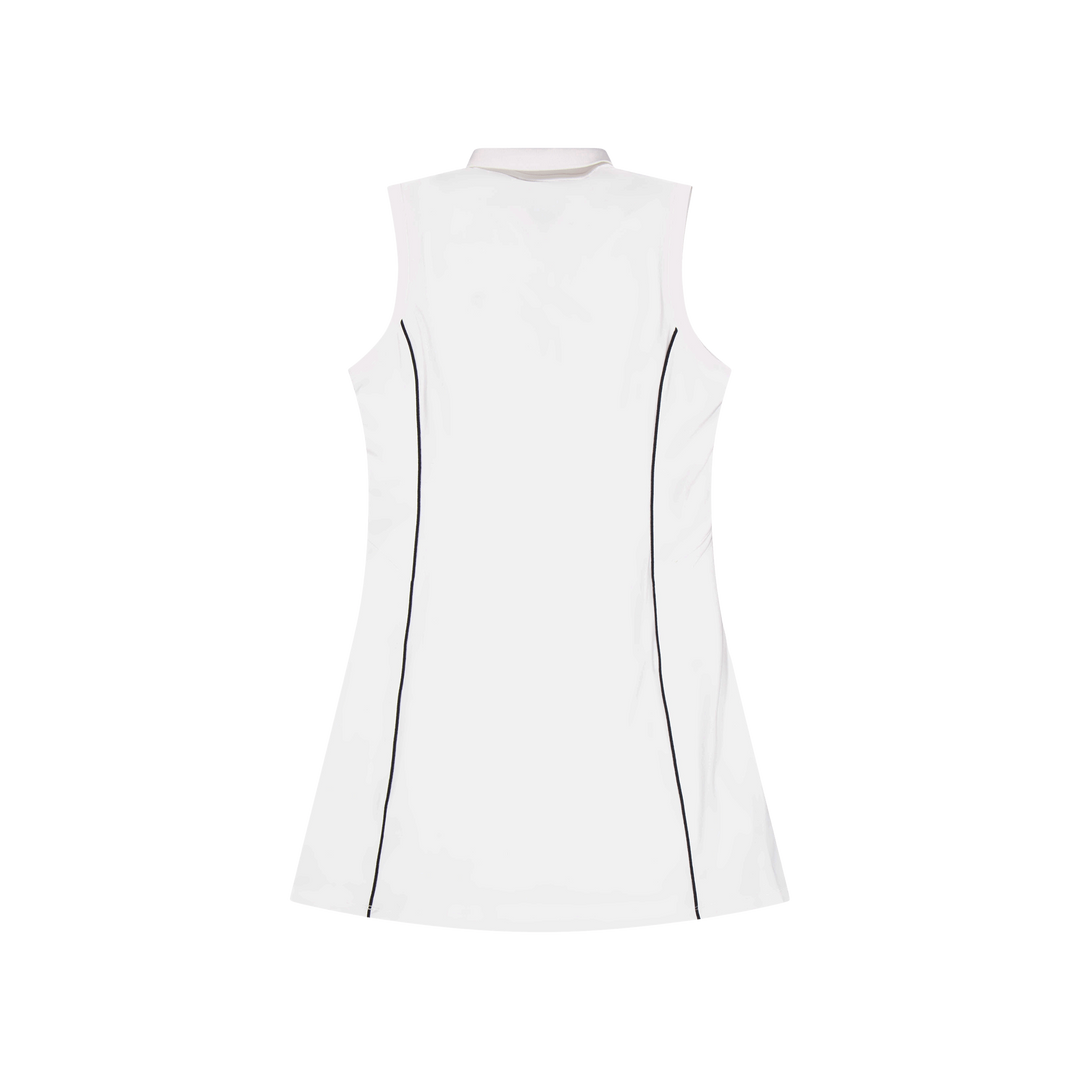 W Pique Dress White