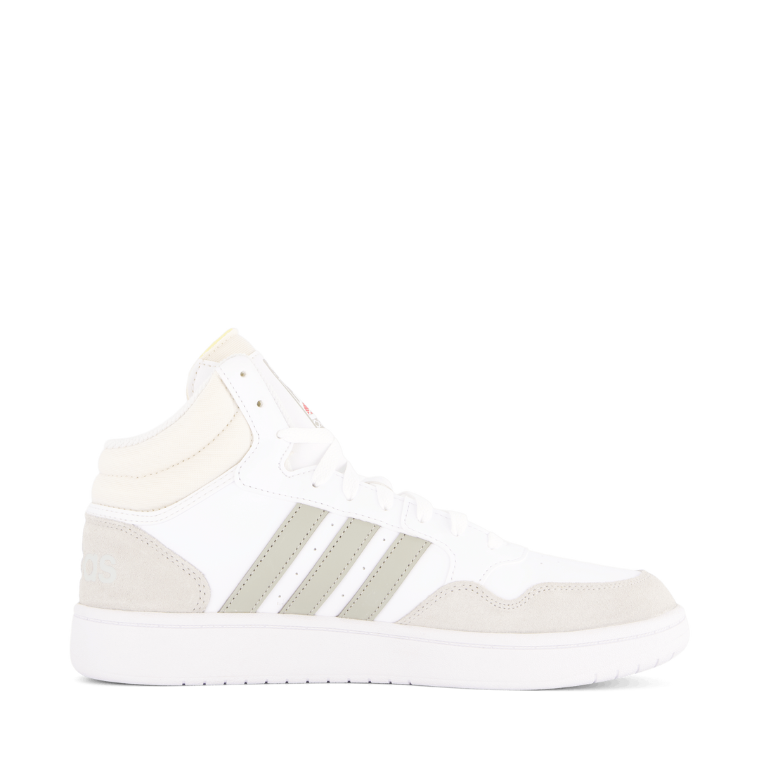 Hoops 3.0 Mid Lifestyle Basketball Classic Vintage Shoes White