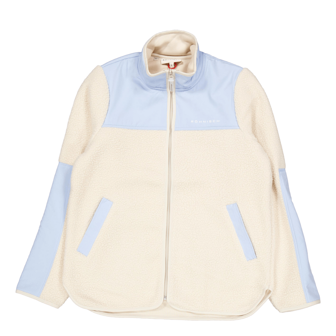 Phoebe Blocked Pile Jacket Skyway