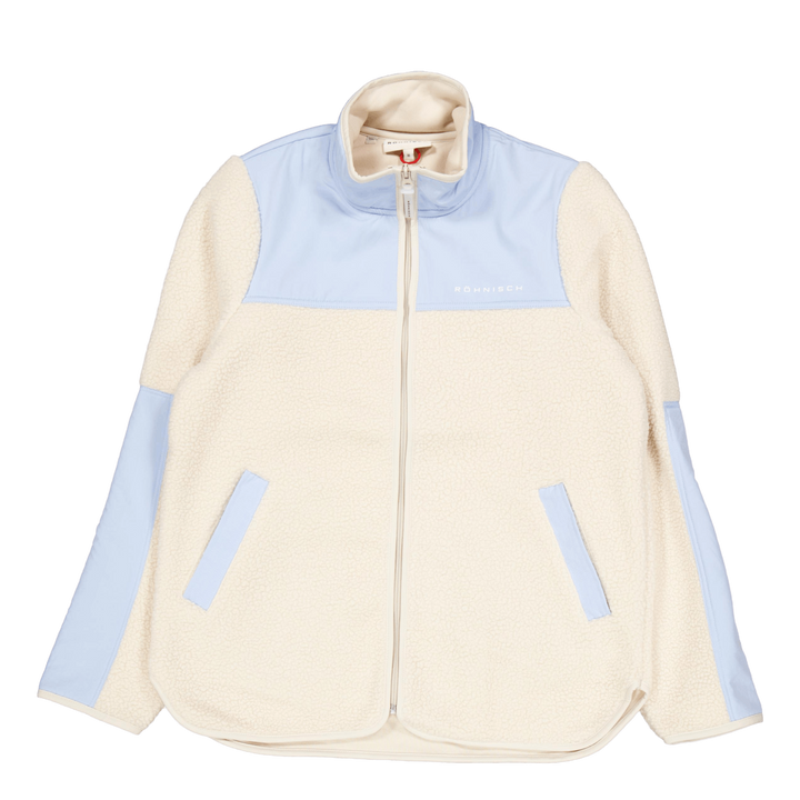 Phoebe Blocked Pile Jacket Skyway