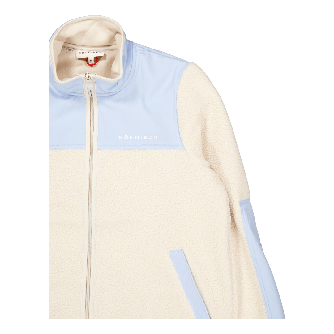 Phoebe Blocked Pile Jacket Skyway