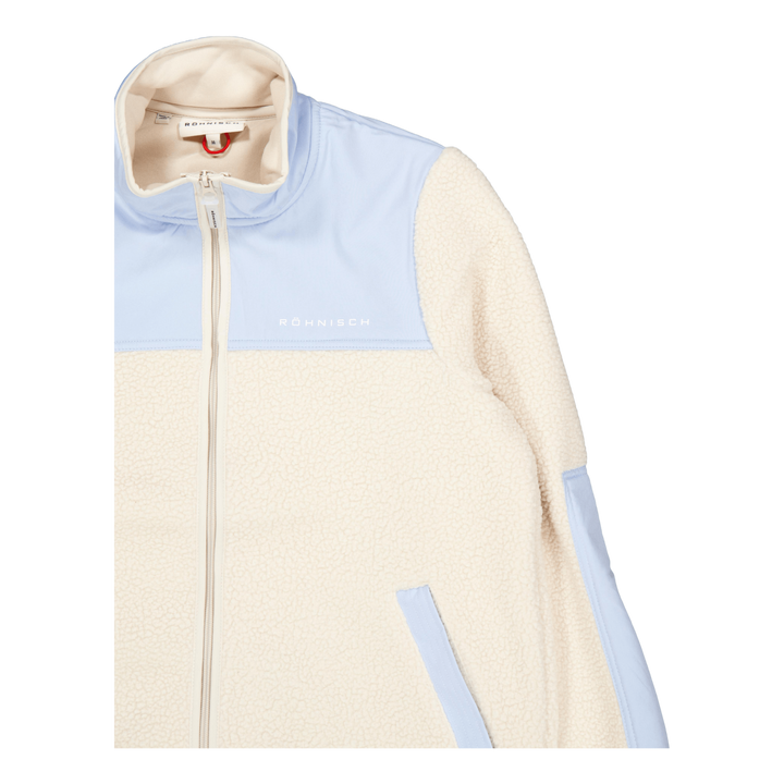 Phoebe Blocked Pile Jacket Skyway