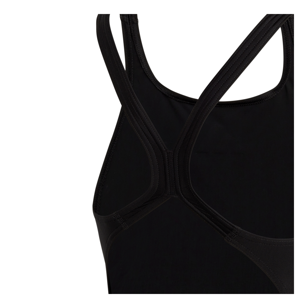 Solid Small Logo Swimsuit Black / White