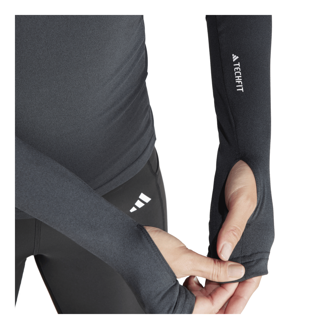 Techfit Long-Sleeve Top Training Long-Sleeve Top Black