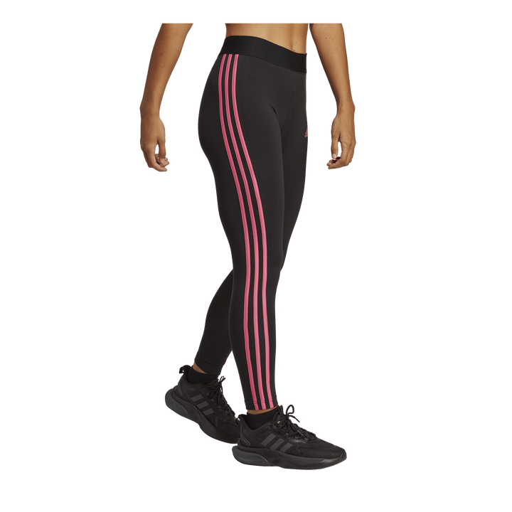 3 Stripes Leggings Black / Pulse Magenta