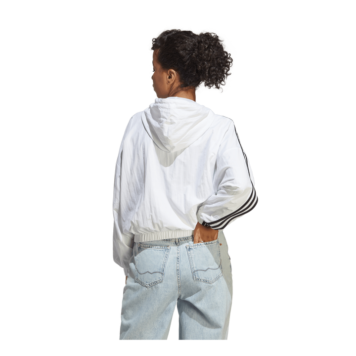 Essentials 3-Stripes Woven Windbreaker White