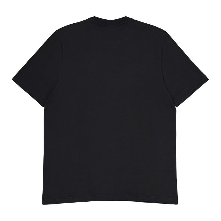 Essentials Single Jersey Embroidered Small Logo T-Shirt Black