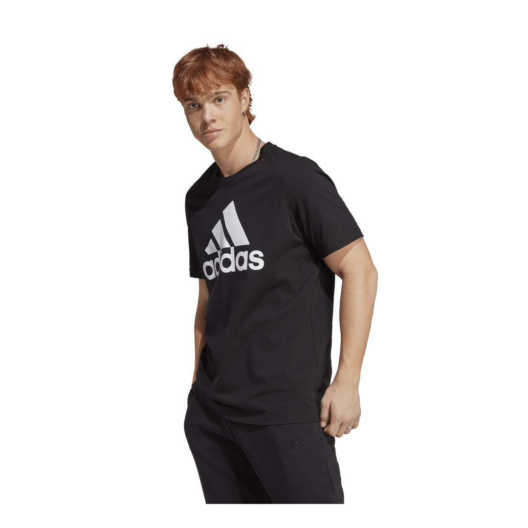 Essentials Single Jersey Big Logo T-Shirt Black / White