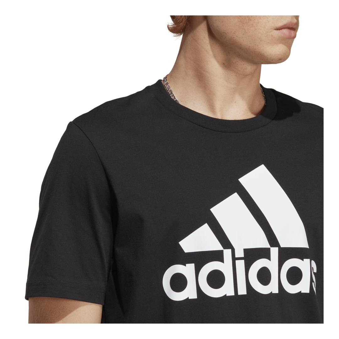 Essentials Single Jersey Big Logo T-Shirt Black / White