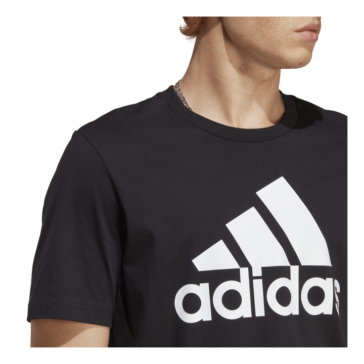Essentials Single Jersey Big Logo T-Shirt Black / White