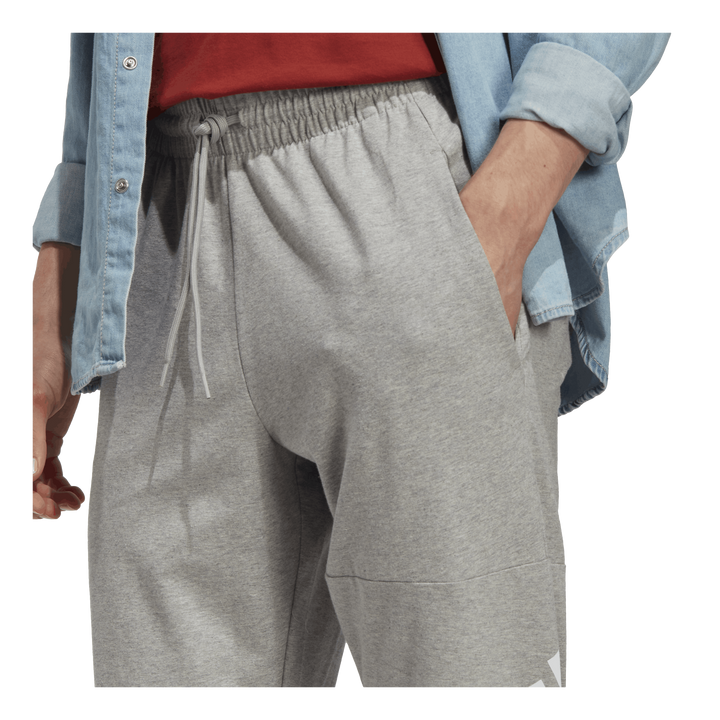 Essentials Single Jersey Tapered Badge of Sport Joggers Grey