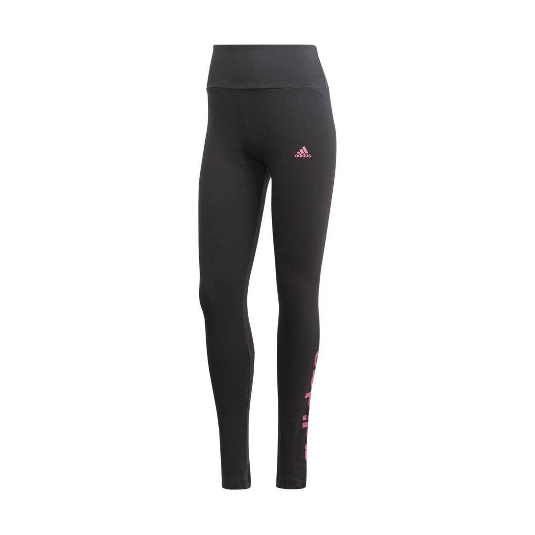 ESSENTIALS HIGH-WAISTED LOGO LEGGINGS Black