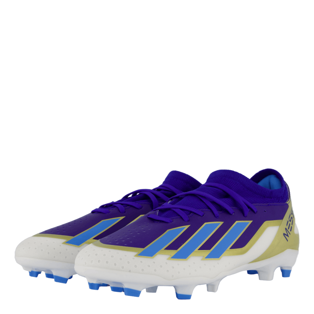 X Crazyfast Messi League Firm Ground Boots Lucid Blue / Blue Burst / Cloud White
