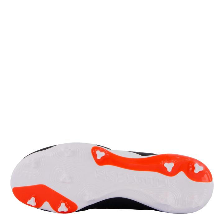 Predator League Firm Ground Football Boots Core Black / Cloud White / Solar Red