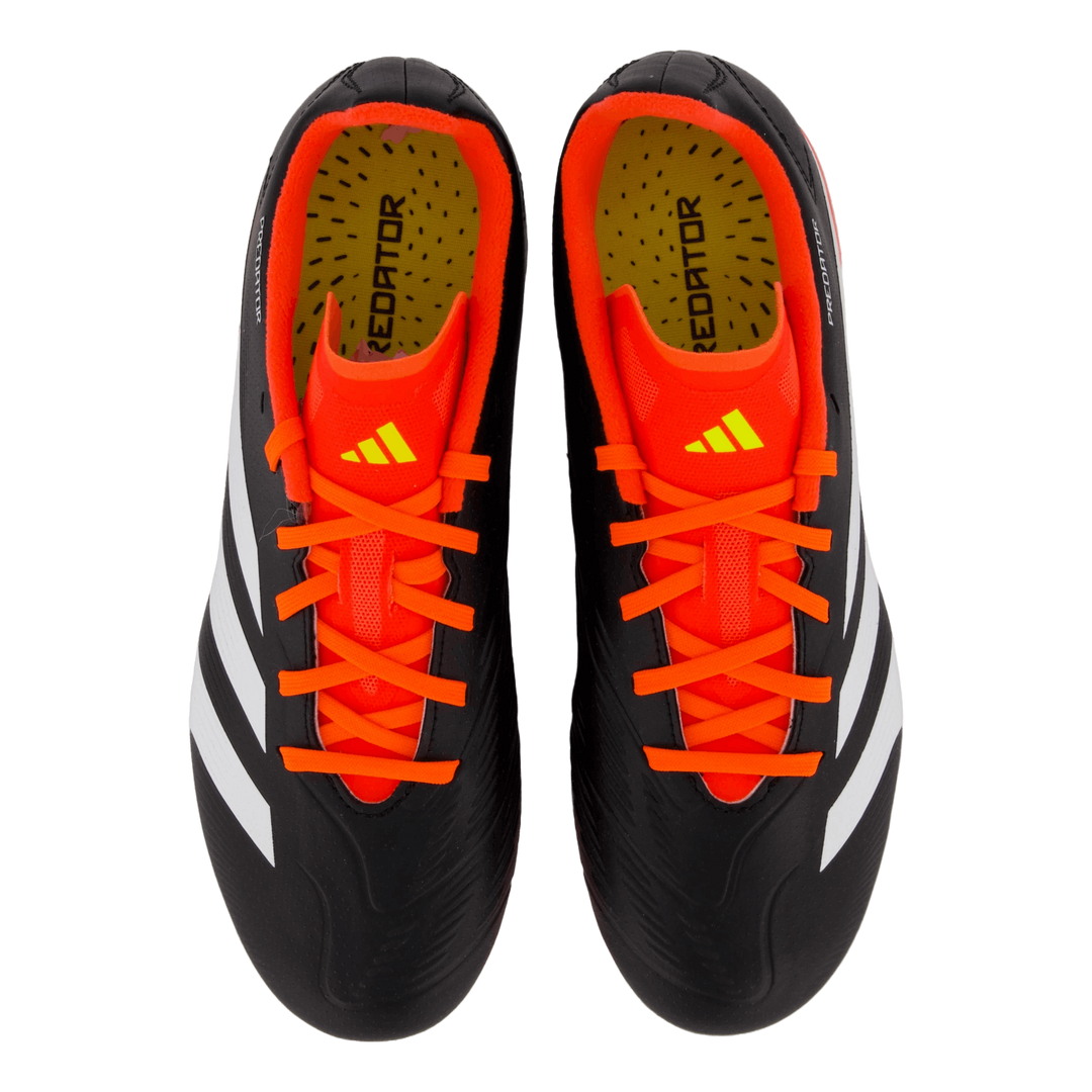 Predator League Firm Ground Football Boots Core Black / Cloud White / Solar Red