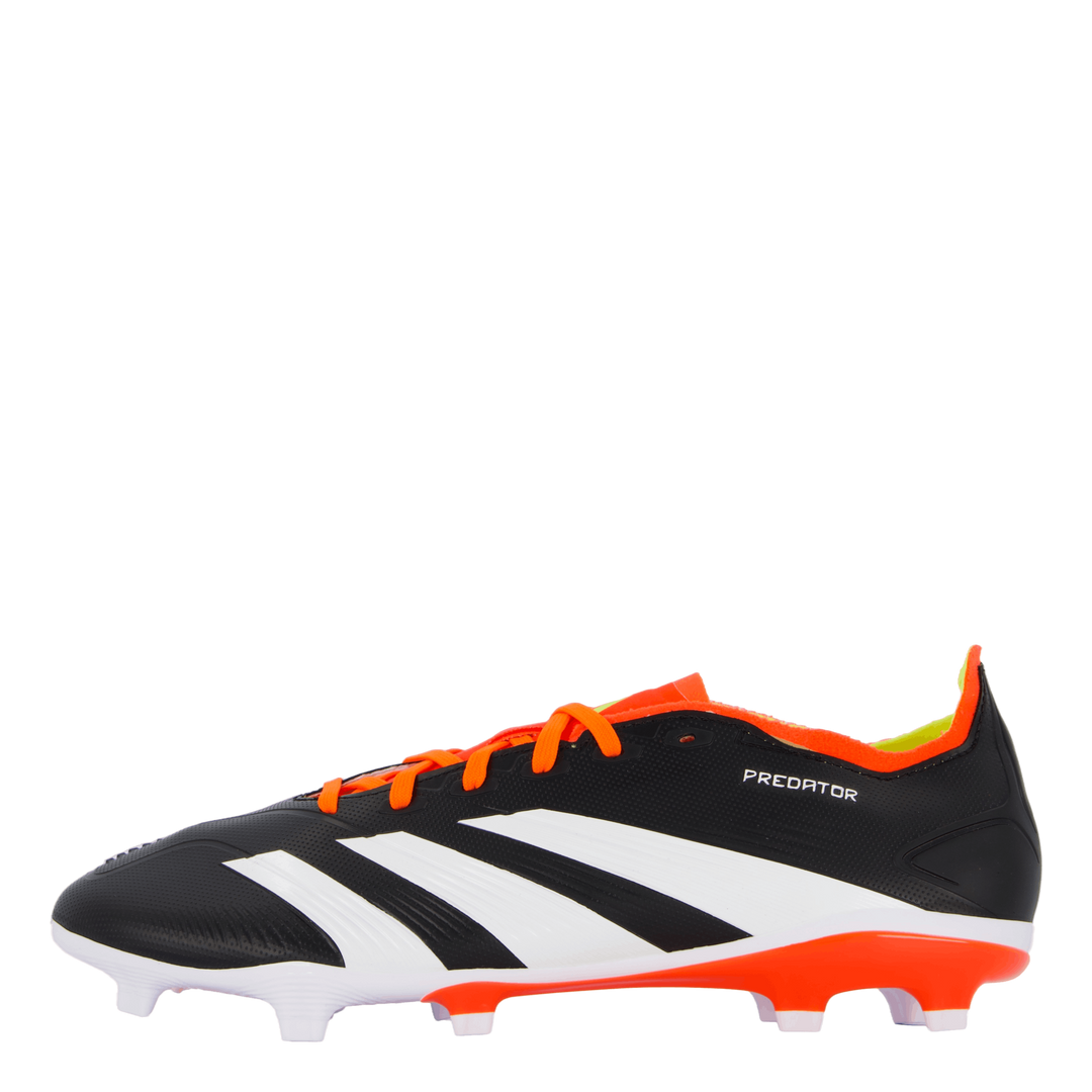 Predator League Firm Ground Football Boots Core Black / Cloud White / Solar Red