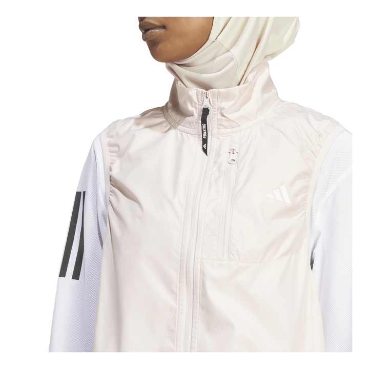 Own the Run Vest Putty Mauve