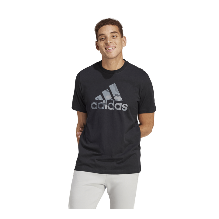 Camo Badge of Sport Graphic T-Shirt Black