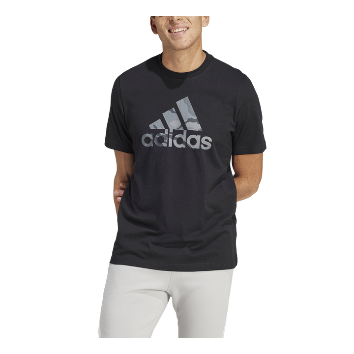 Camo Badge of Sport Graphic T-Shirt Black