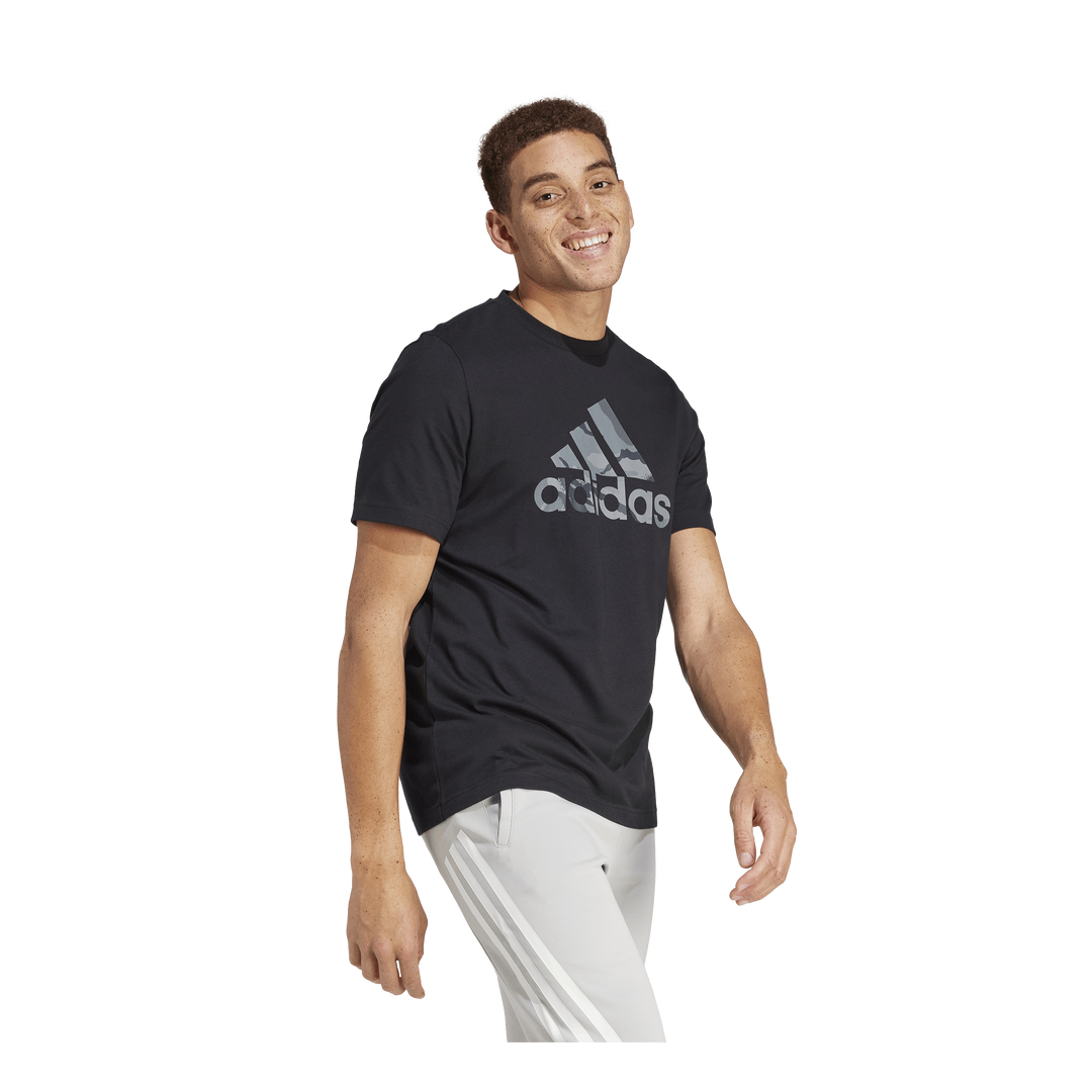 Camo Badge of Sport Graphic T-Shirt Black