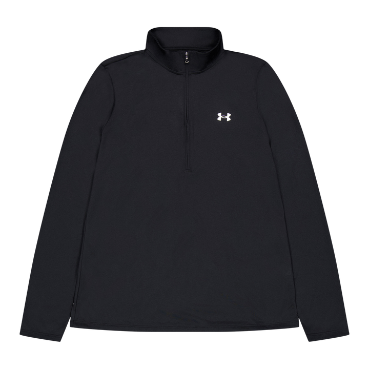 Tech 1/2 Zip- Solid Black
