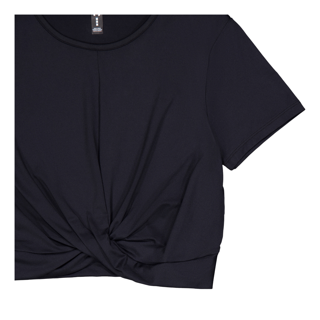 Motion Crossover Crop Ss Black