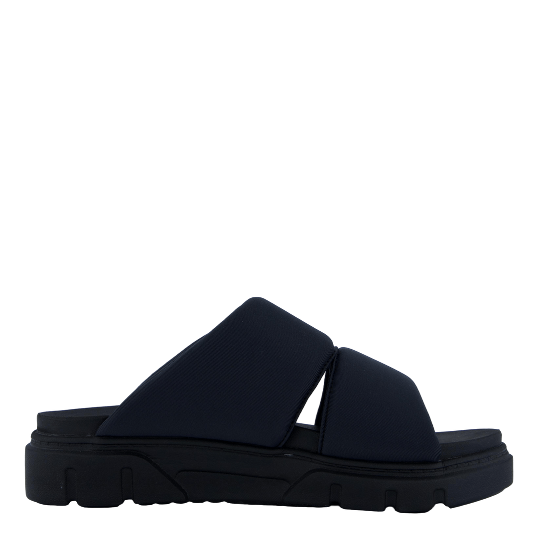 Slide Sandal Greyfield Blk Knit