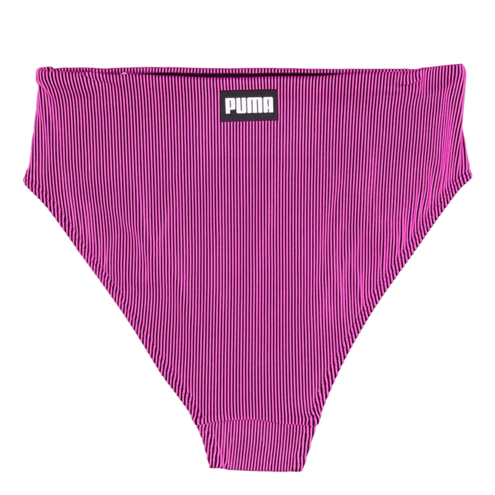 Ribbed High Waist Pink/black