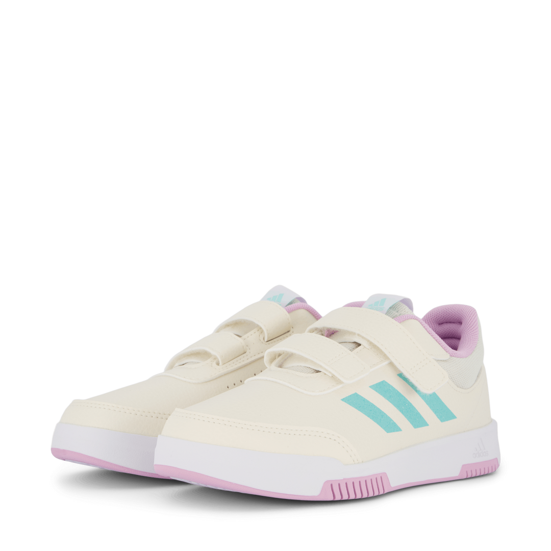 Tensaur Hook and Loop Shoes Chalk White / Semi Flash Aqua / Bliss Lilac