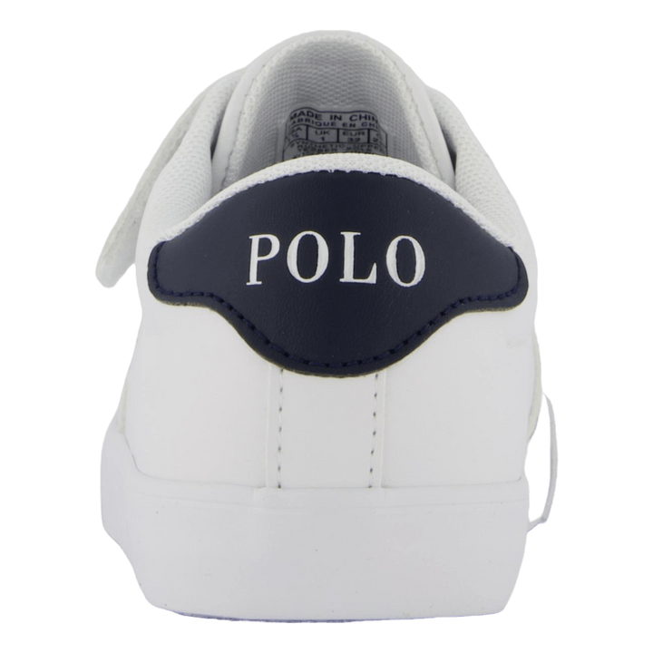 Theron V Ps White Smooth Pu/navy W/ Navy P